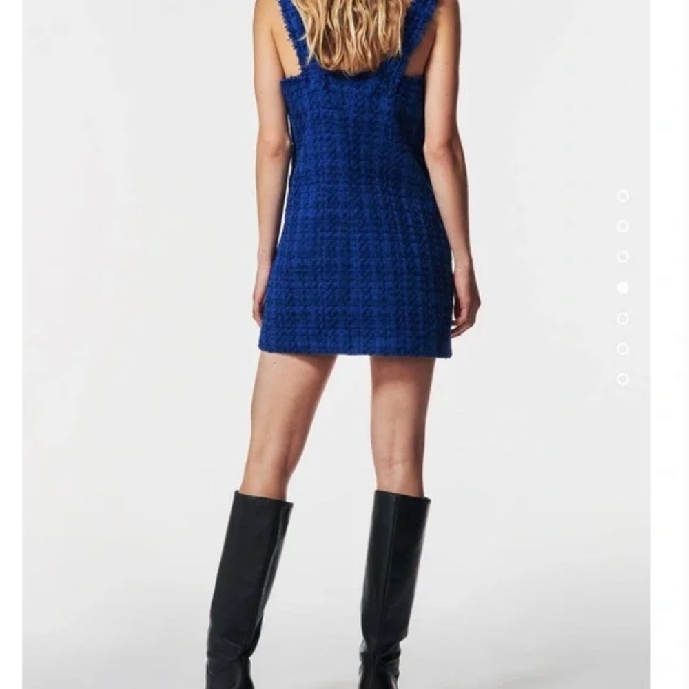 ZARA | BLOGGER FAV TEXTURED PINAFORE DRESS - Picture 11 of 14